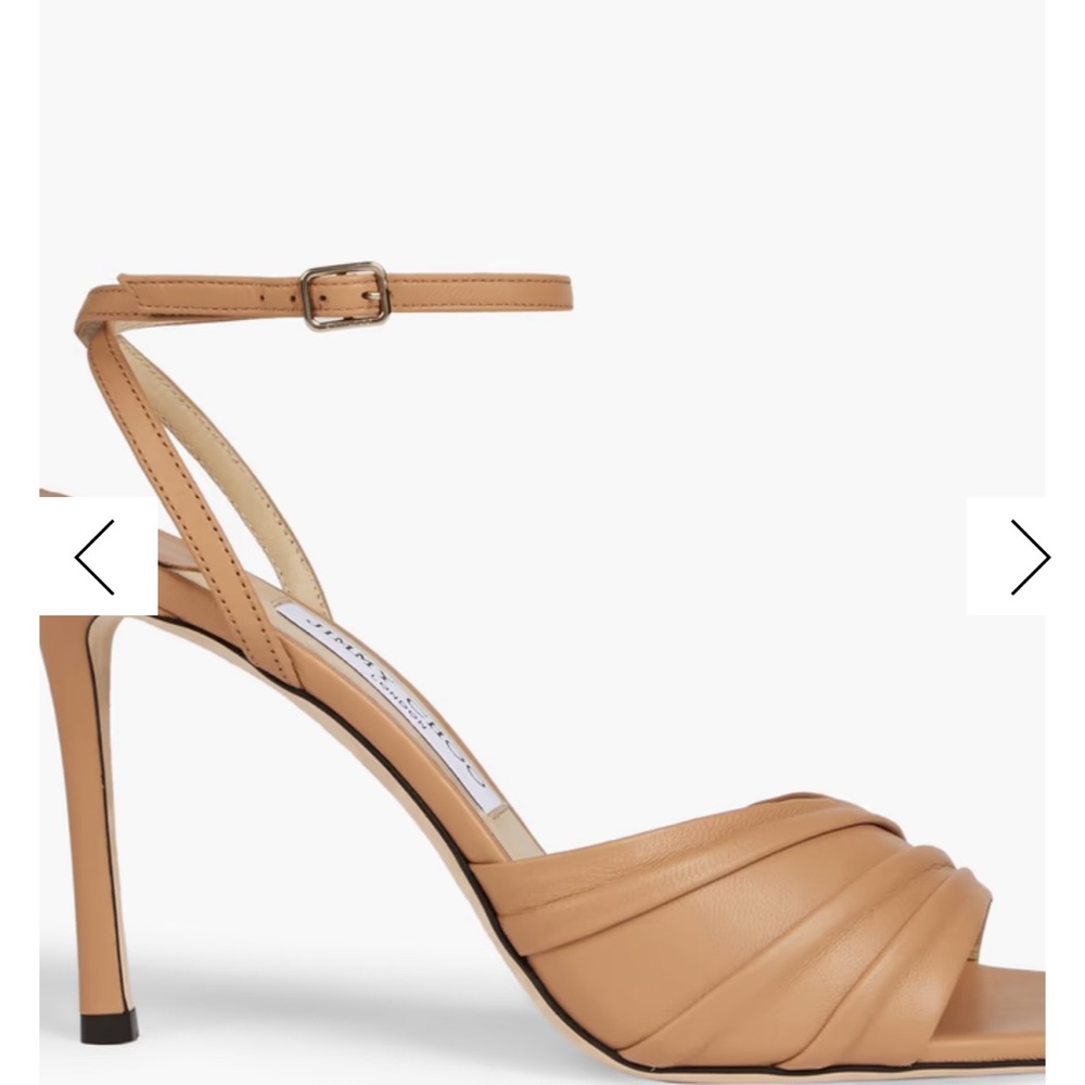 NWOT Jimmy Choo Basil 95 Leather Sandal